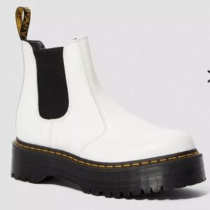 DR. MARTENS 2976 SMOOTH LEATHER PLATFORM CHELSEA BOOTS SIZE M5/L6